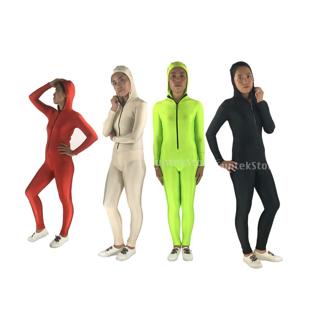 Unisex Adult Spandex Outfit Unitard Full Bodysuit Costume for Halloween Party