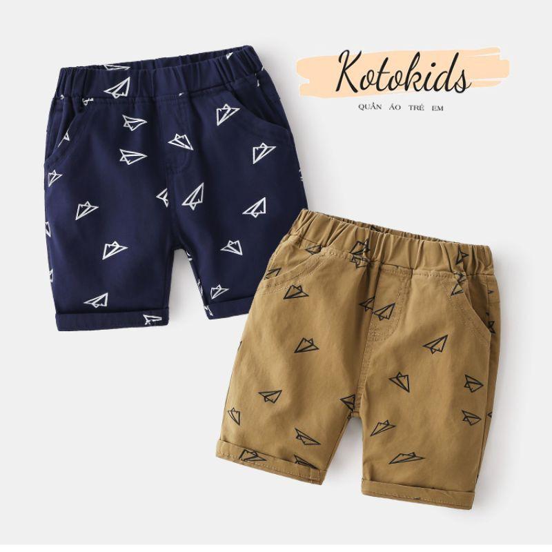 Quần Kaki bé trai WELLKIDS quần short cho bé trai (KZ2350