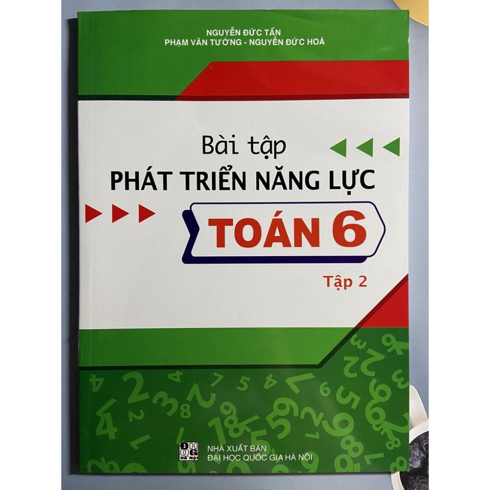 Sách - Combo Bài tập phát triển năng lực Toán 6 ( tập 1 + tập 2)