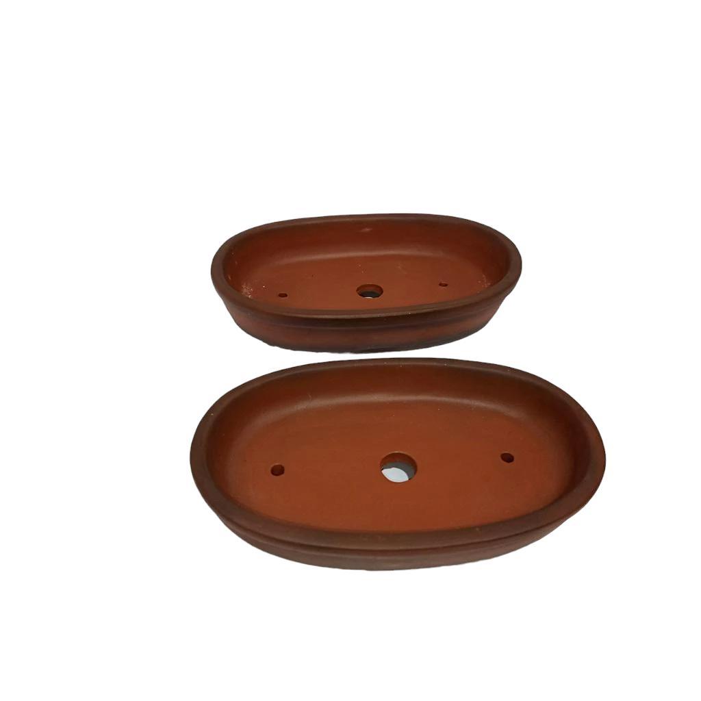 Chậu Bầu Dục Gốm Nung Trồng Cây Bonsai - Sản Phẩm Chất Lượng Cao Cho Vườn Nhà Và Nội Thất Tạo Điểm Nhấn Tự Nhiên