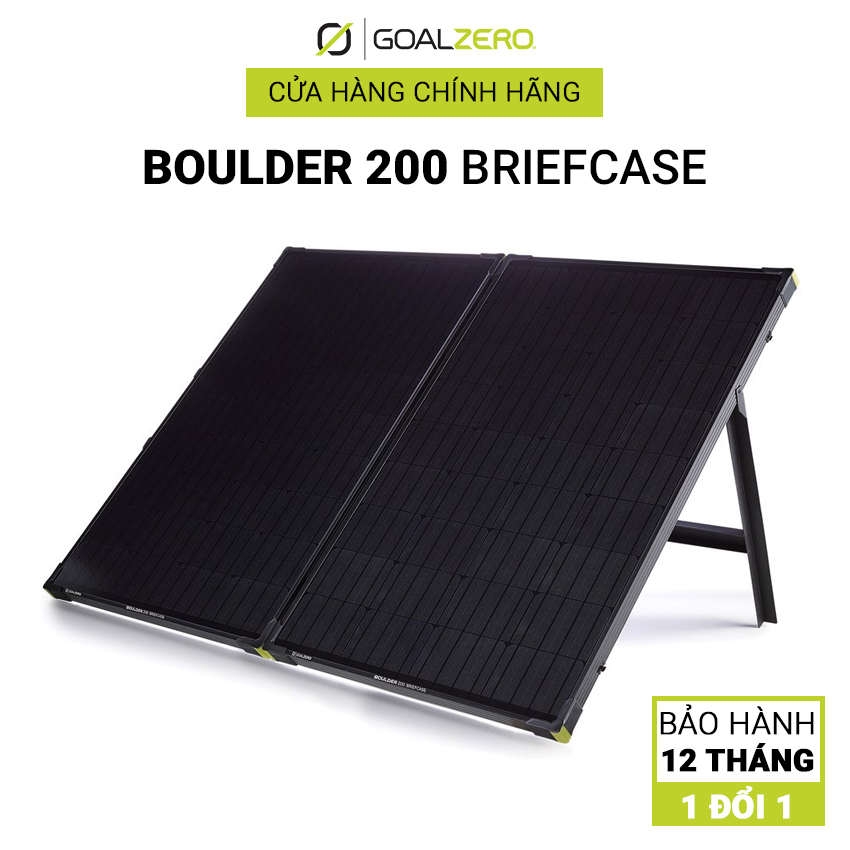 Tấm Pin Năng Lượng Mặt Trời Goal Zero Boulder 200 Briefcase - Hàng chính hãng