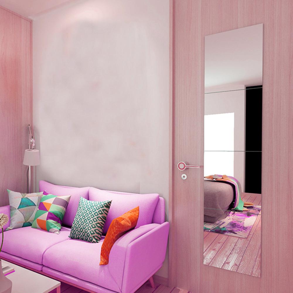 Gương acrylic mềm Trang trí tường không thấm nước Gương phản chiếu độ nét cao chống vỡ