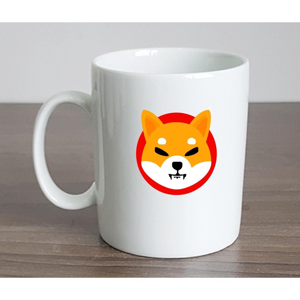Ly Sứ Có Quai Họa Tiết Hình Đồng Coin SHIBA INU - In hình lên ly sứ, cốc theo yêu cầu của bạn - IN HÌNH LỚP, CÔNG TY