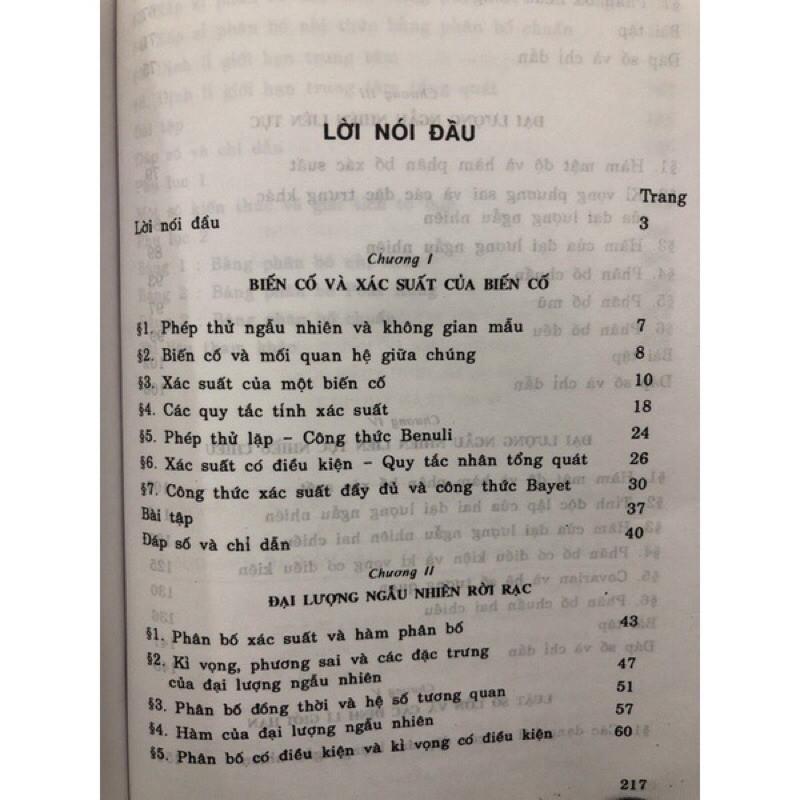 Sách - Mở Đầu Về Lí Thuyết Xác Suất Và Các ứng Dụng + Bài Tập Xác Suất - NXB Giáo Dục - HV - ảnh 5