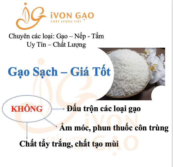 Gạo Đài Loan - Túi 5 kg - Dẻo, thơm, mềm cơm