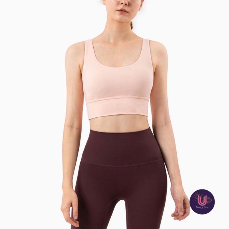 Áo Thể Thao Tập Gym Yoga Essential Bra (Áo không gọng, có mút, co giãn 4 chiều, thoáng khí, ôm dáng)