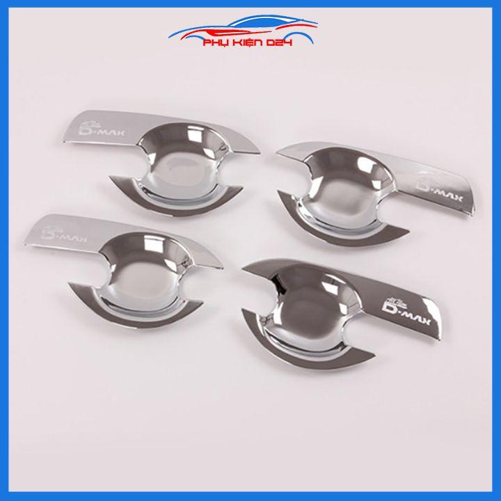 Ốp hõm mạ crom Dmax, D-Max sáng bóng chống trầy bảo vệ cửa xe ô tô
