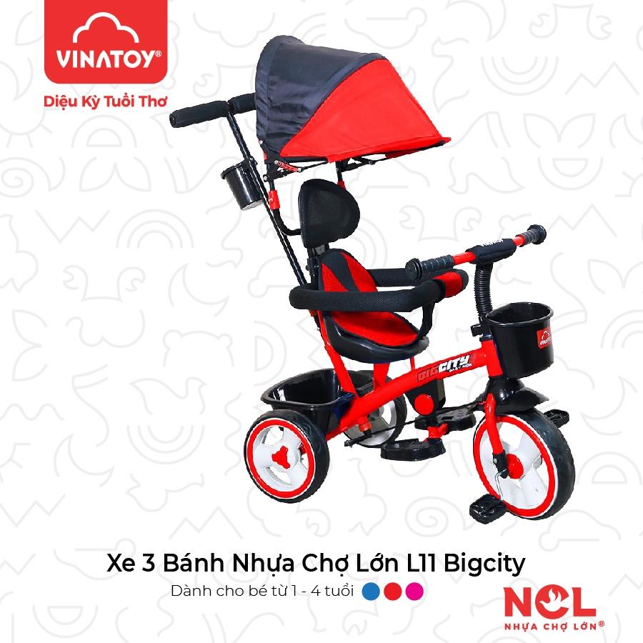 Xe 3 Bánh Trẻ Em L11 Big City (Có mái che) - M1853-X3B
