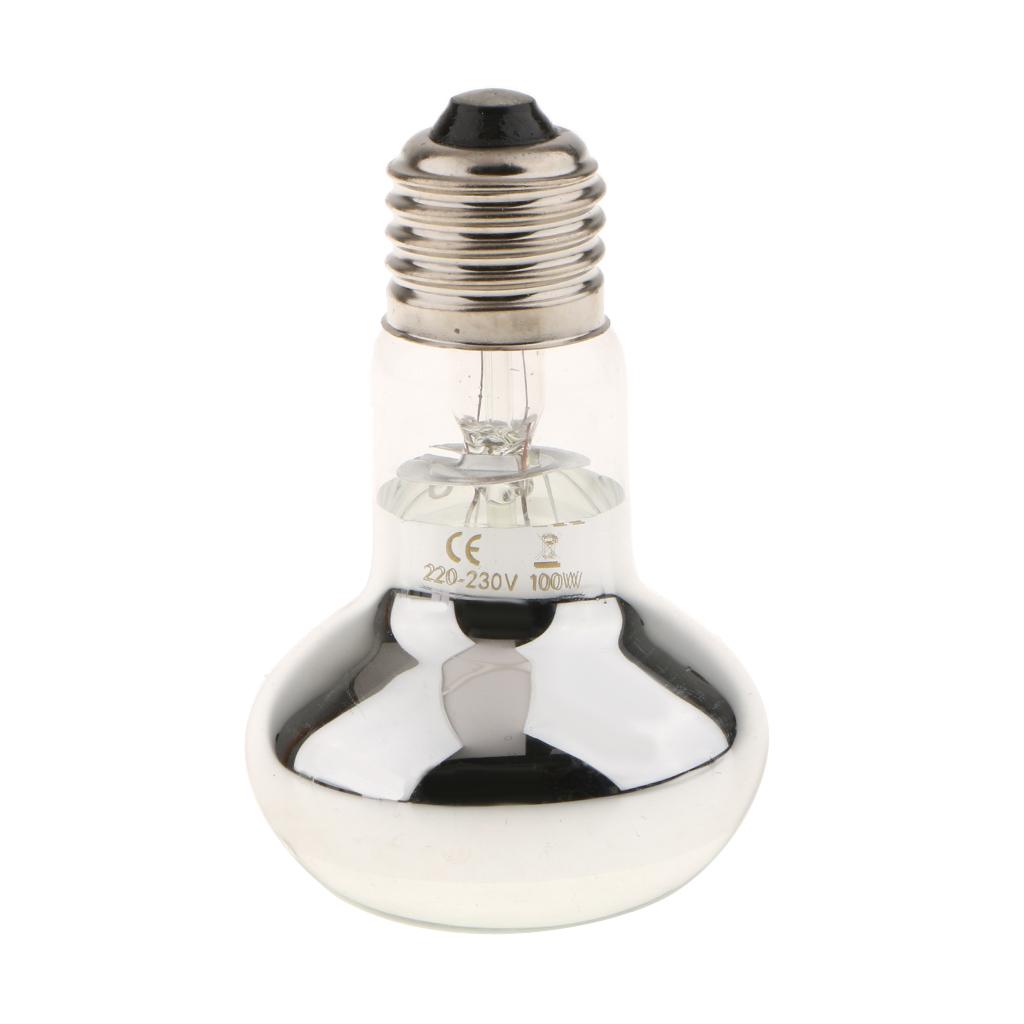 Reptile Brooder UVA Heating Lamp Bulb Lightbulb for Frog Snake Lizard Dragon E27, Heating Lamp