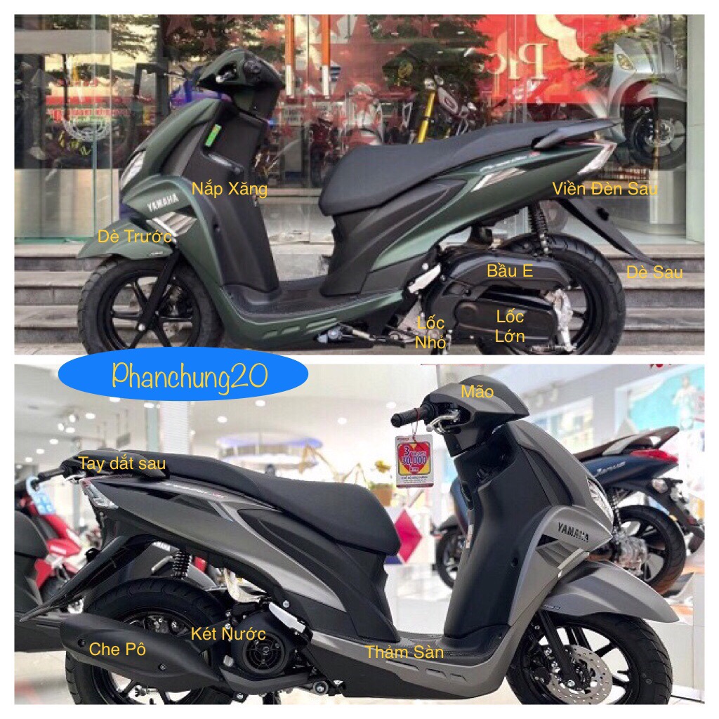 ỐP CHE PÔ DÙNG CHO ĐỜI XE FREEGO / FREEGO S CROM