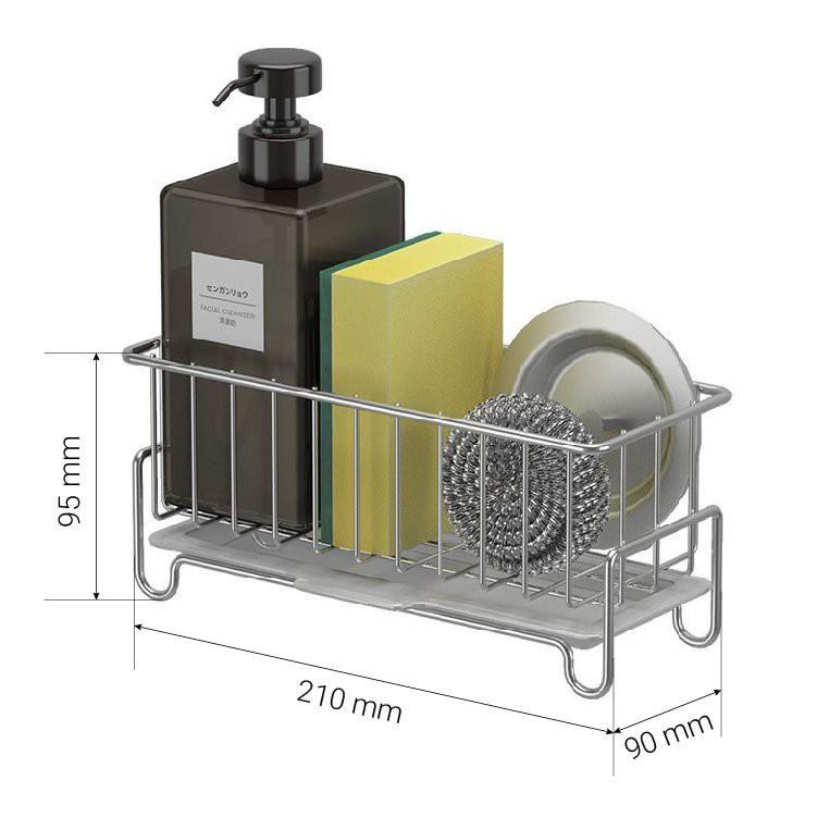 Kệ để giẻ rửa bát, Giá đựng giẻ rửa bát inox 304 cao cấp
