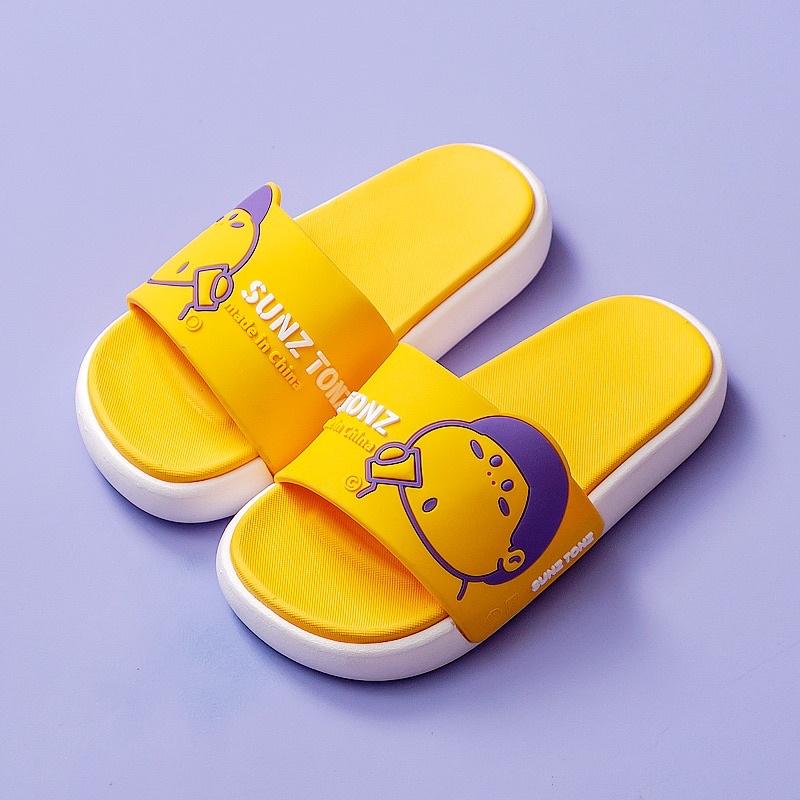 Dép lê cho bé trai bé gái Mario Shin hình cậu bé uống nước cho bé từ 3-7 tuổi