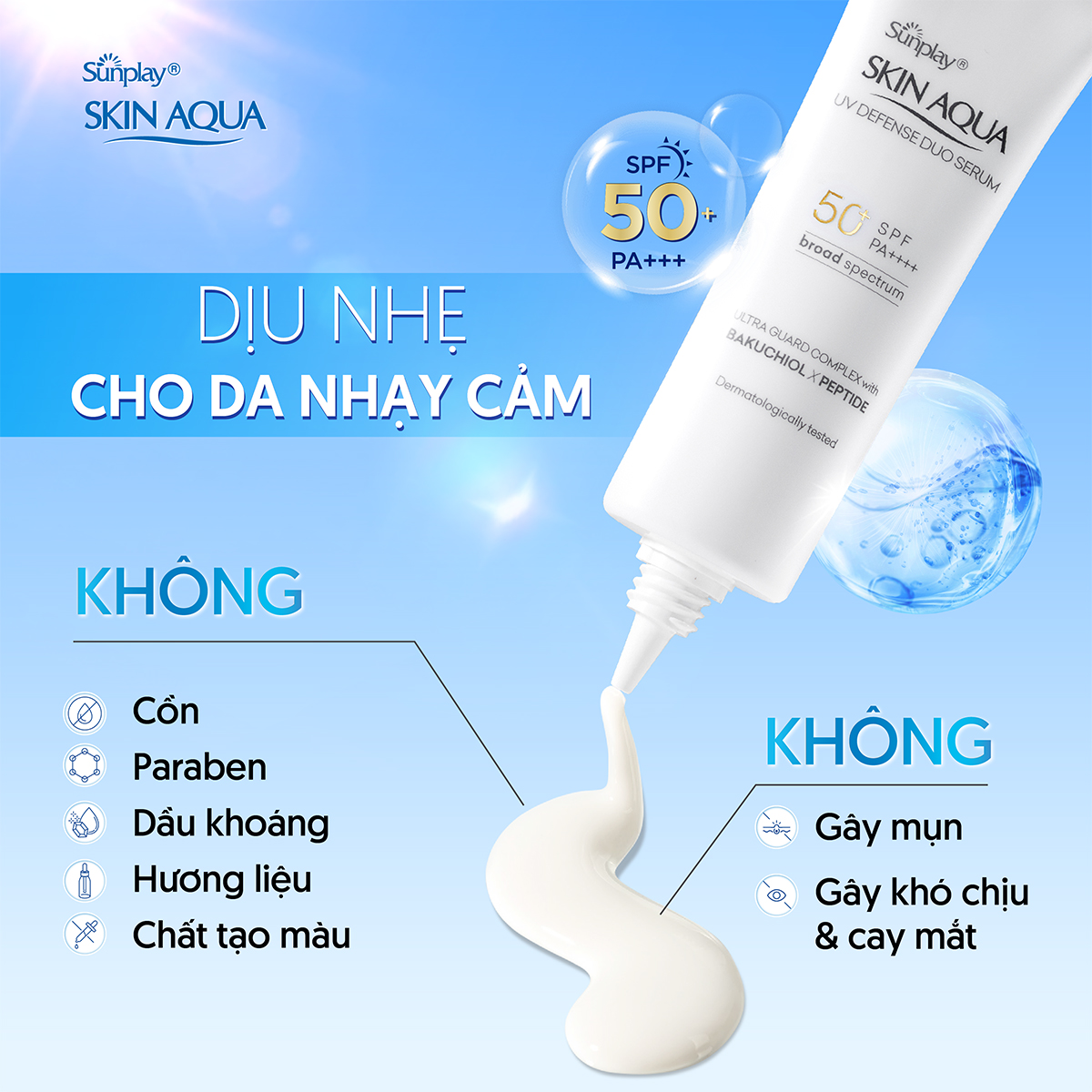 Kem chống nắng dưỡng da chuyên sâu dạng serum Skin Aqua UV Defense Duo Serum 30g