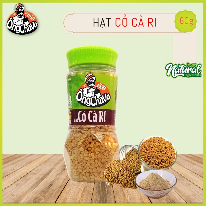 Hũ Hạt Cỏ Cà Ri Ông Chà Và 60g