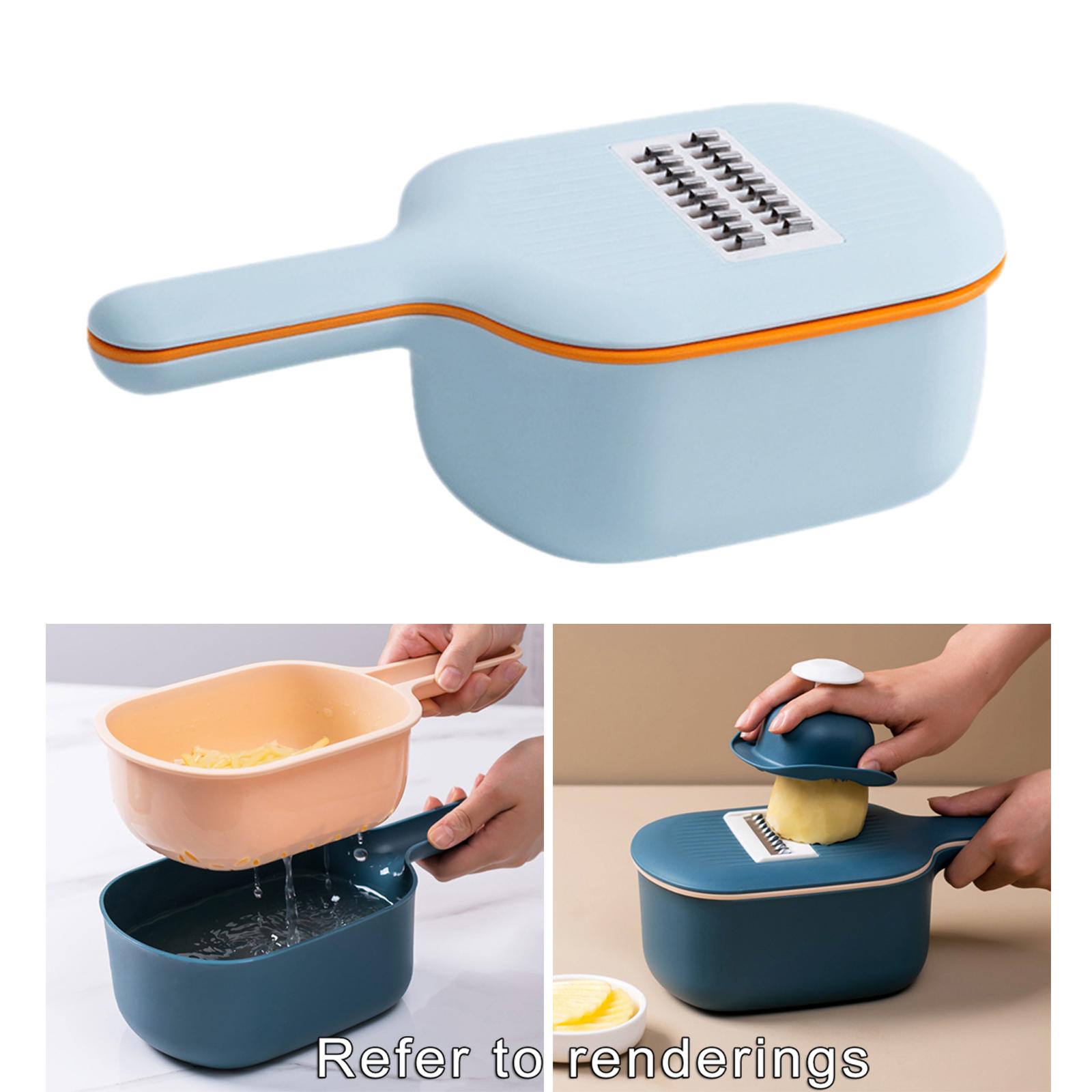 Grater Veggie Food Choppers Cutter with 4 Blades Kitchen Cooking Helper