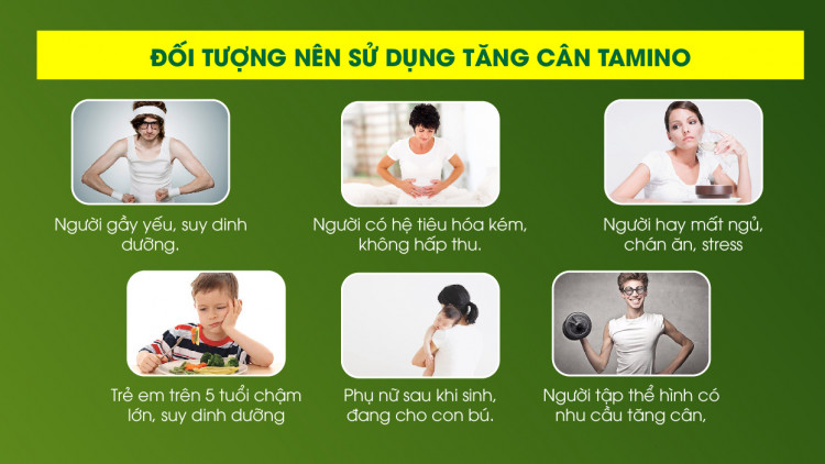 [ Combo 2 hộp ] Viên Uống Tăng Cân TAMINO -  Bổ Sung Hợp Chất Whey Protein từ Mỹ