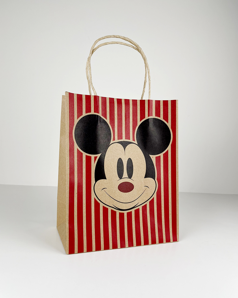 TÚI GIẤY KRAFT NÂU CHUỘT MICKEY SBU00046N