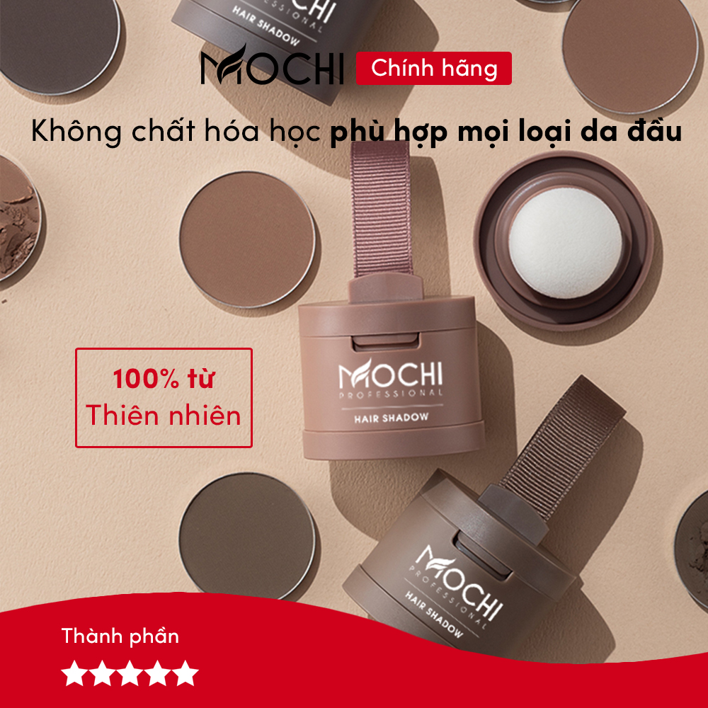 Phấn phủ bạc Mochi Nhật Bản. Phấn che khuyết điểm tóc thưa, phủ tóc bạc chính hãng