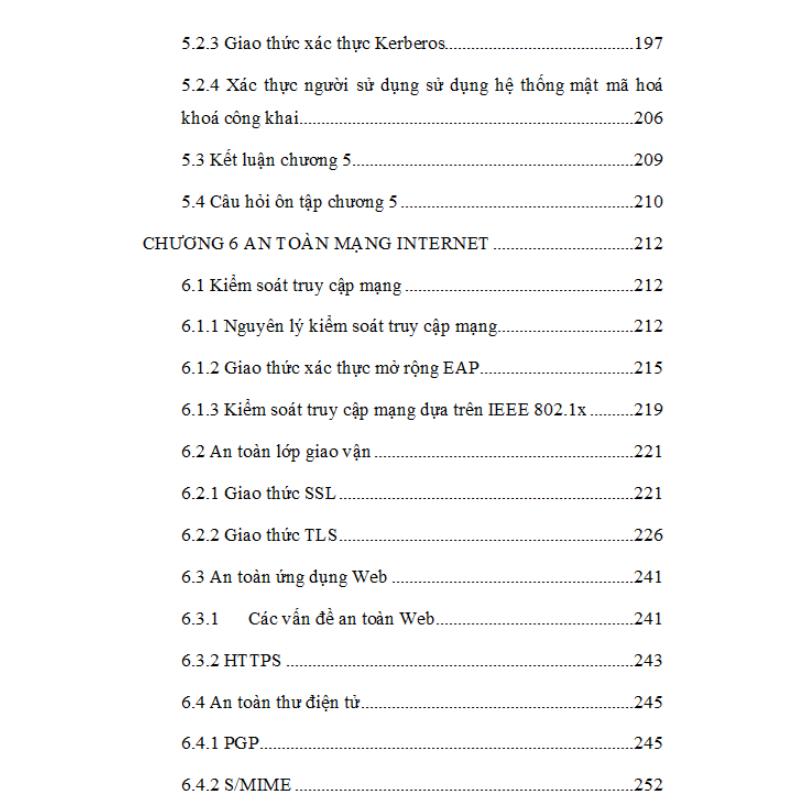 Giáo trình An toàn mạng Thông tin