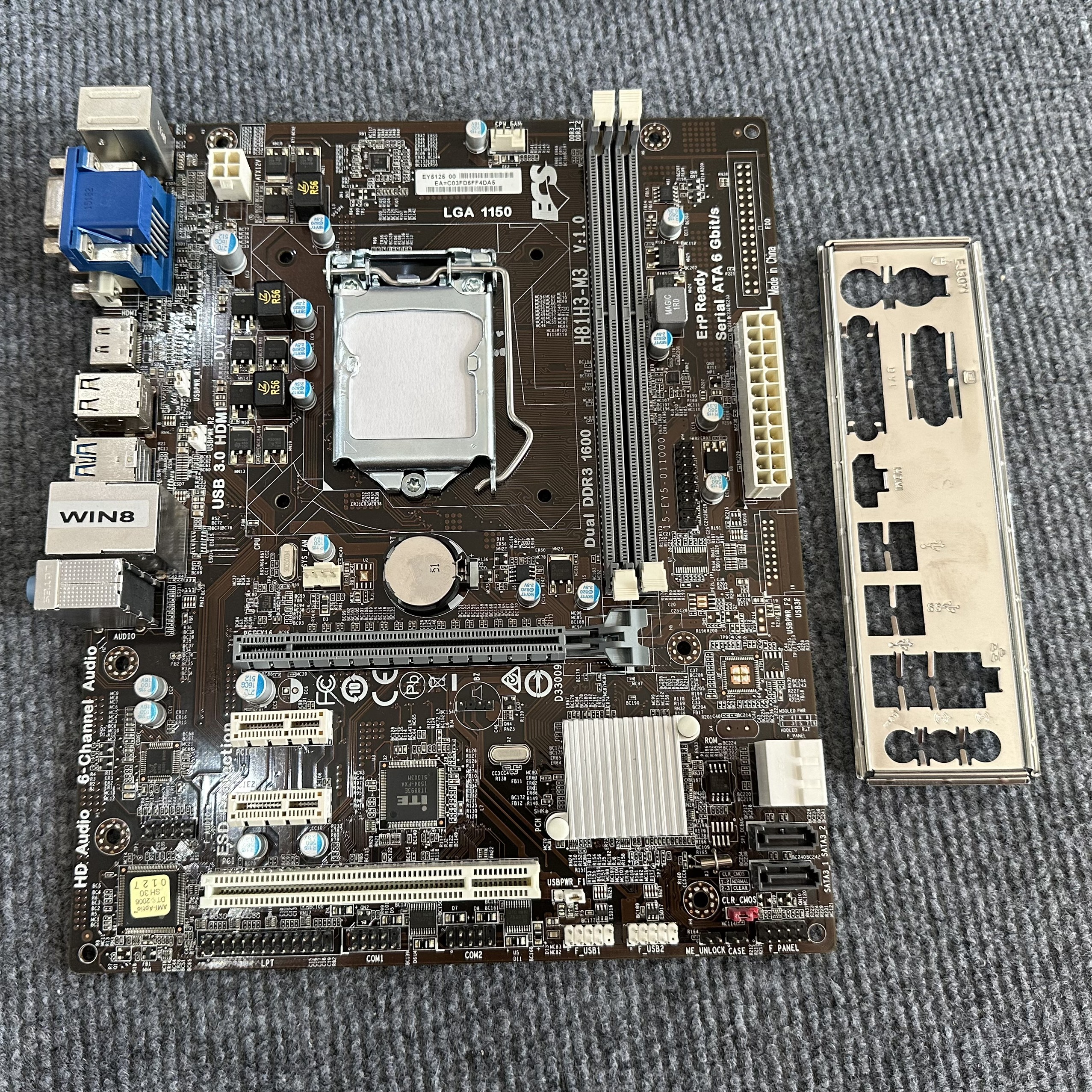 Mainboard ECS H81 Socket 1150 Korea - Hàng Nhập Khẩu