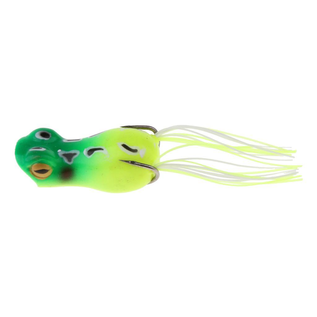 Frog  Soft Artificial Crankbaits Hook Baits Green A