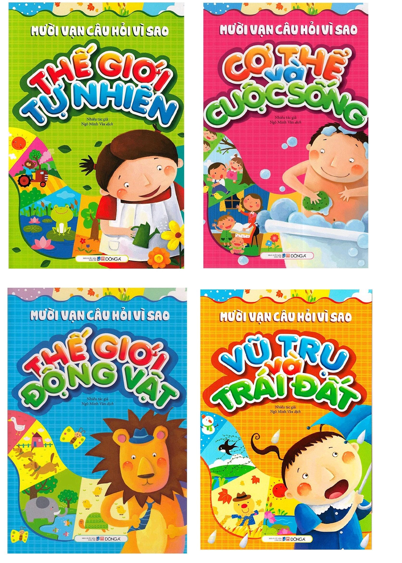 Combo 4 cuốn Mười Vạn Câu Hỏi Vì Sao