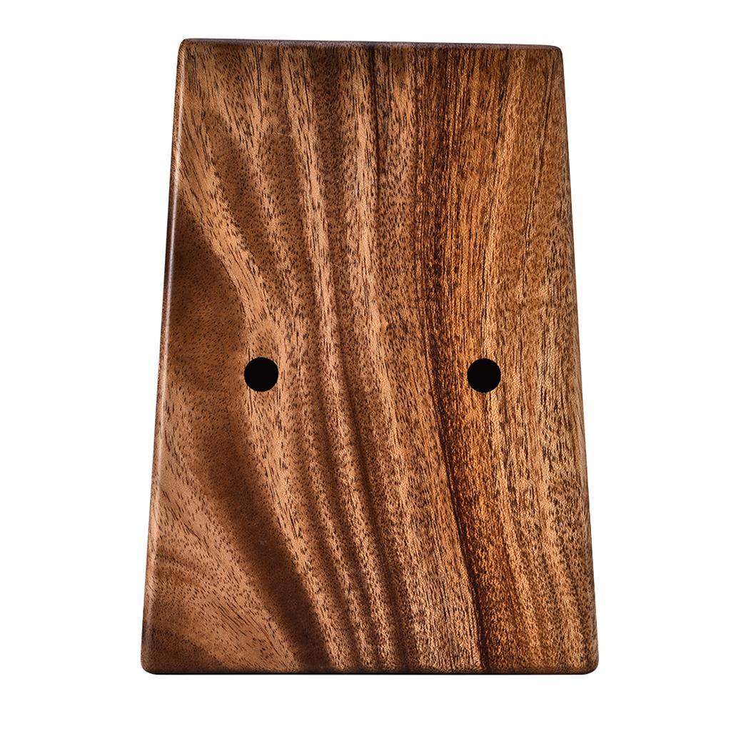 17 Keys Kalimba Thumb Piano Finger Instrument for Kids Musical Toy Brown