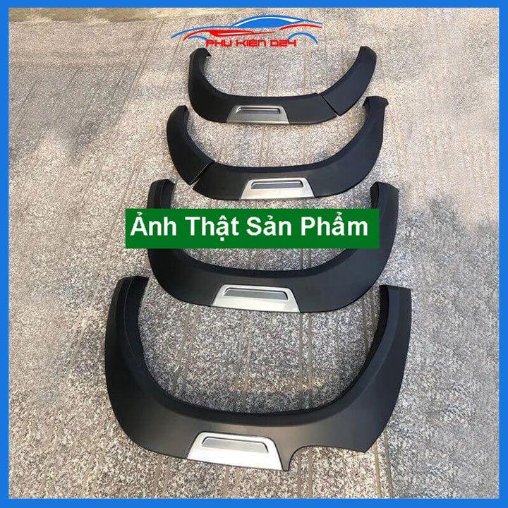 Ốp cua lốp Hilux 2021-2022 bản to bảo vệ bánh và làm đẹp xe
