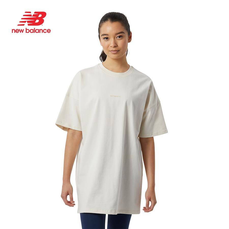 Áo thun thời trang nữ New Balance APP LIFESTYLE T-SHIRT W GREIGE - AWT23556GIE (form châu á