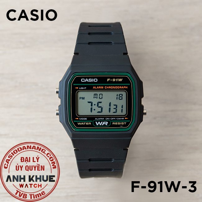 Đồng hồ nam dây nhựa Casio Standard chính hãng F-91 &amp; F-94 Series