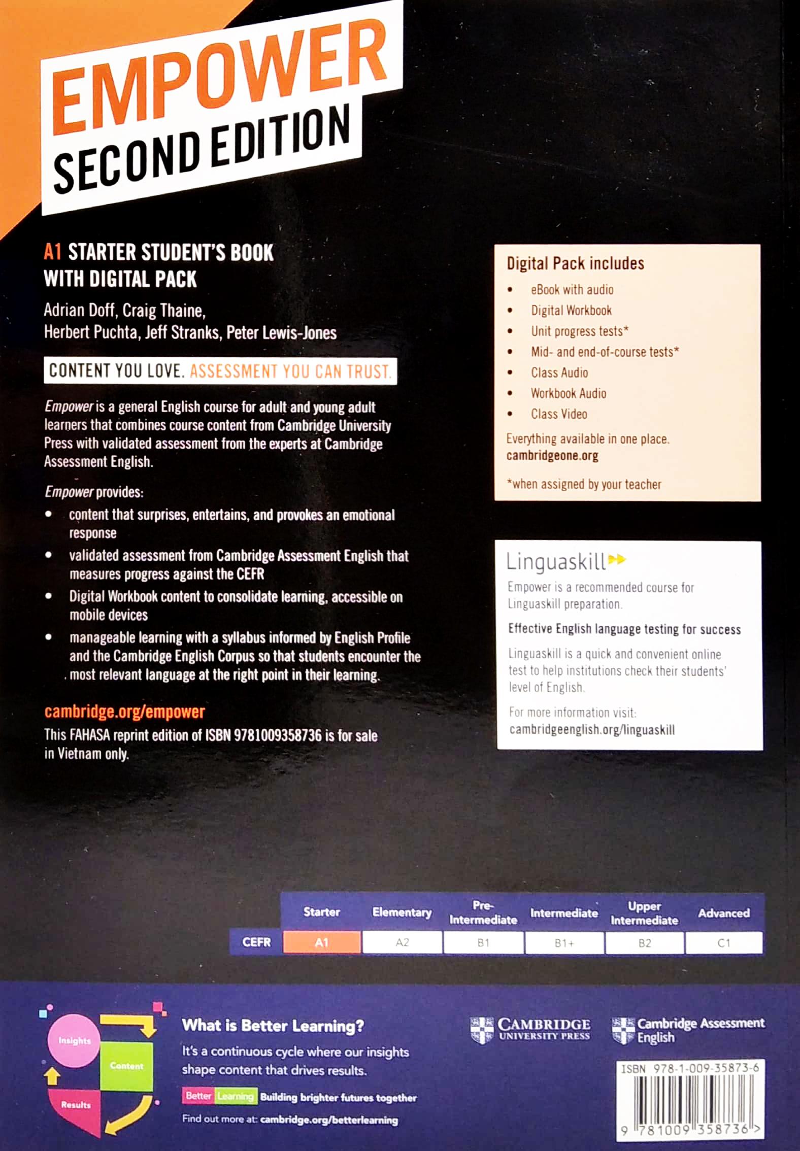 Empower Starter A1 Student's Book With Digital Pack - 2nd Edition
