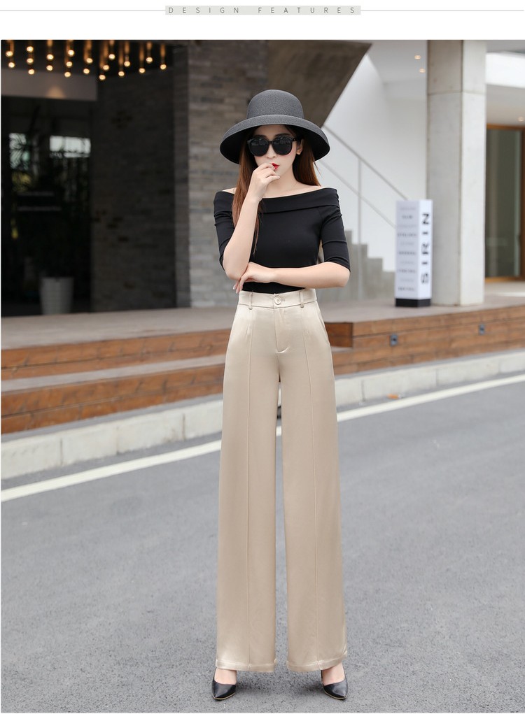 Quần tây satin
