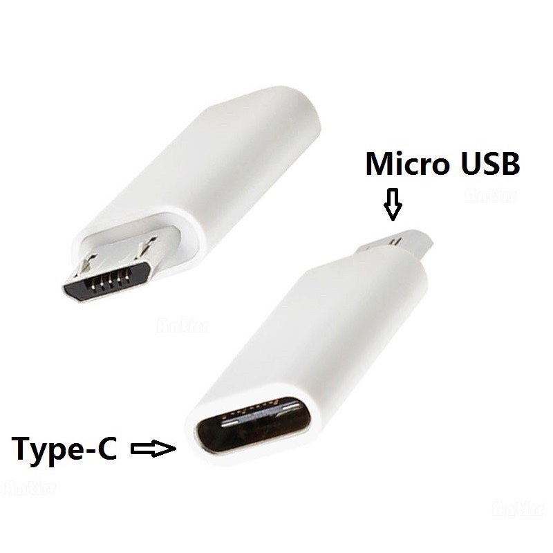 Đầu chuyển Type C sang Micro Usb Jack chuyển cho máy andoird adapter ( Vào Type C Ra Micro Usb )