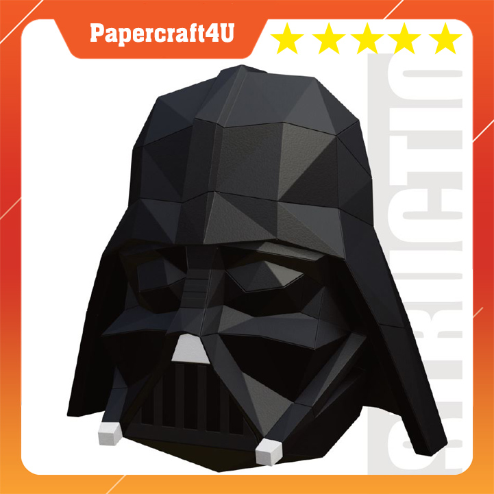 Mô hình giấy 3D Mặt nạ hoá trang darth vader