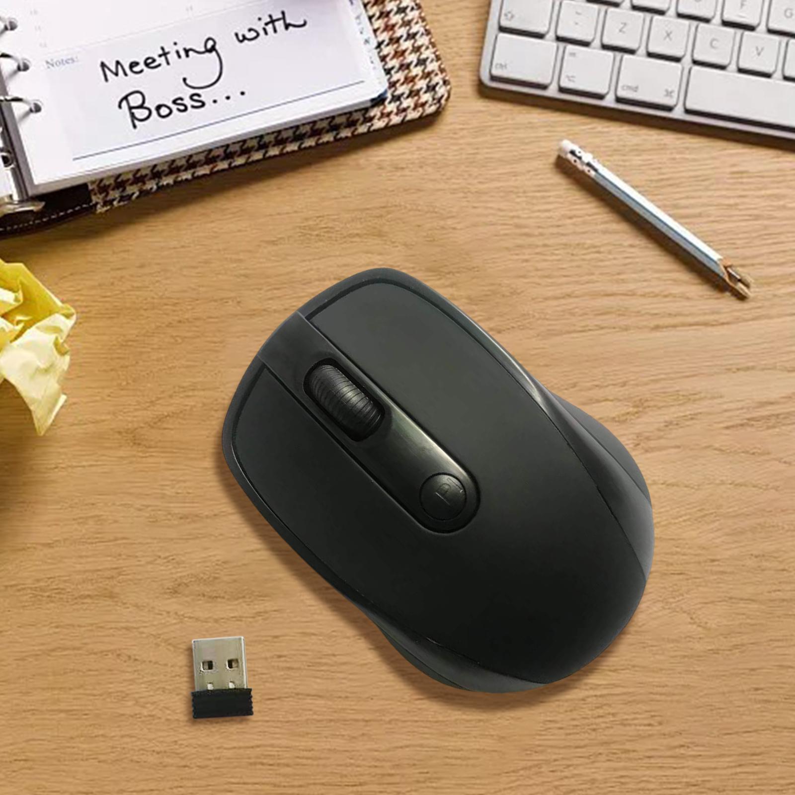 Mouse 2.4G Computer Mute Adjustable DPI Mouse for Working