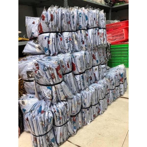 Đầm 2s thô lụa kẻ hoa xanh siêu hót