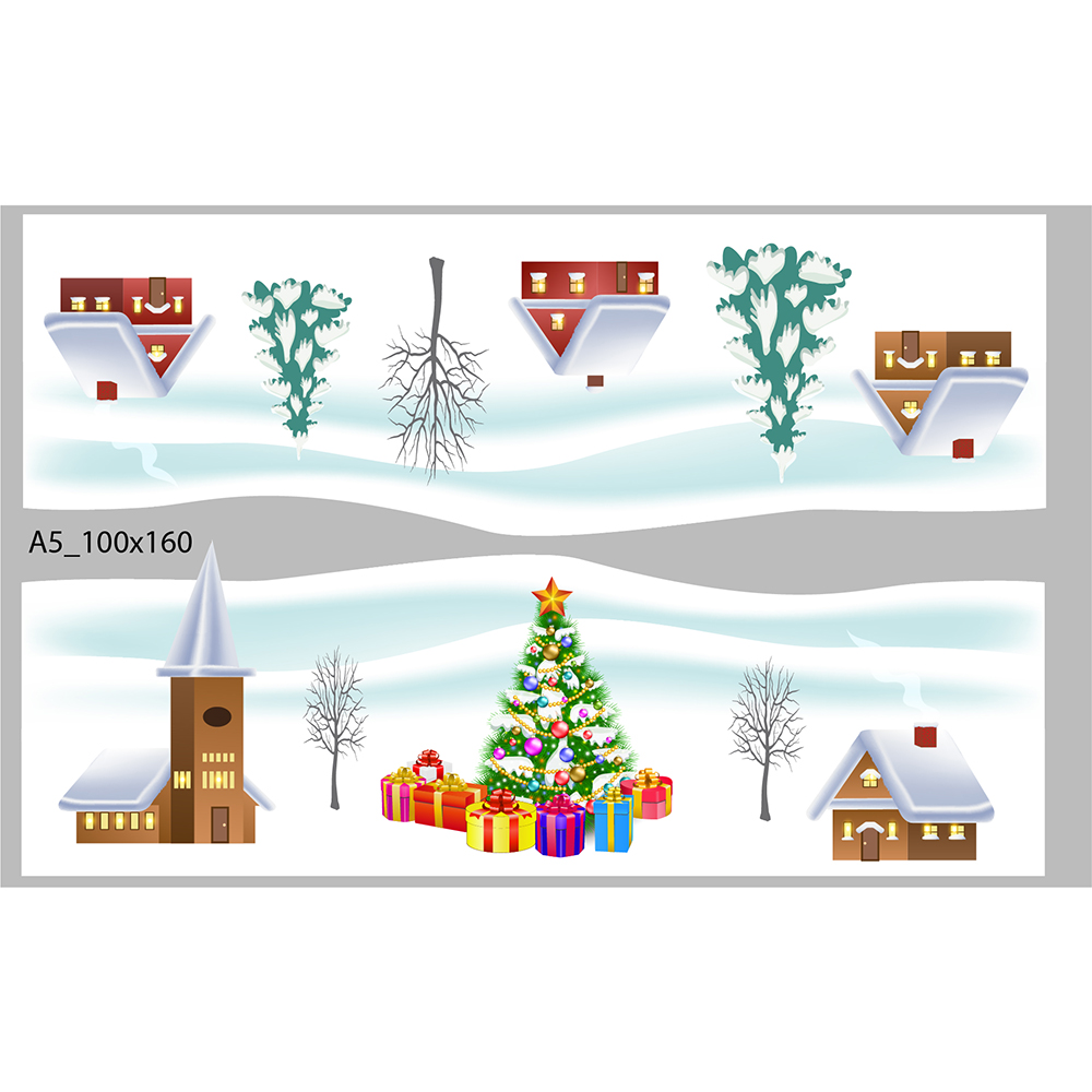 DECAL TRANG TRÍ NOEL 2021 COMBO SỐ 28