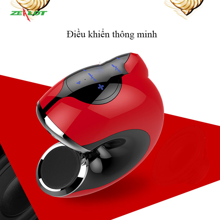 Loa bluetooth di dộng ngoài trời không dây Zealot hàng chính hãng âm thanh siêu trầm