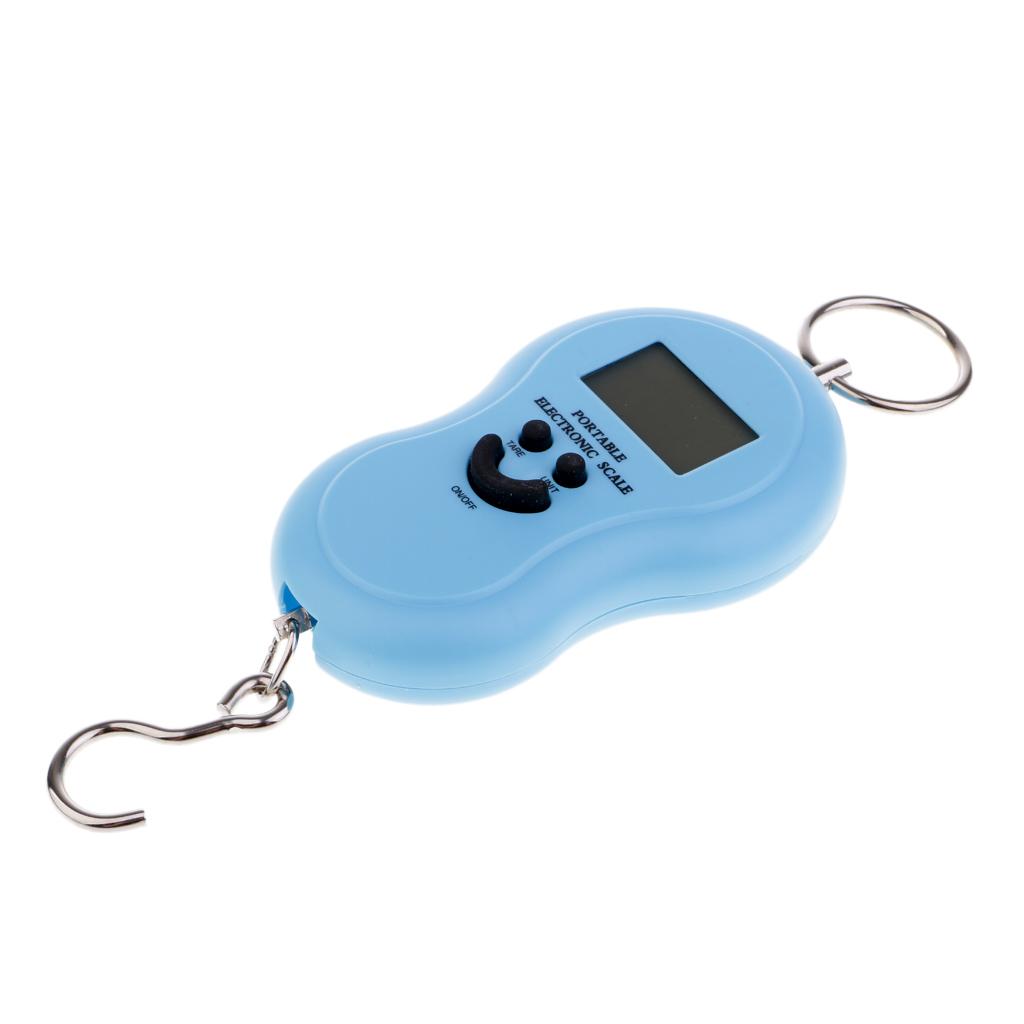 50kg/10g Pocket LCD Digital Fish Hanging Luggage Weight Hook Scale