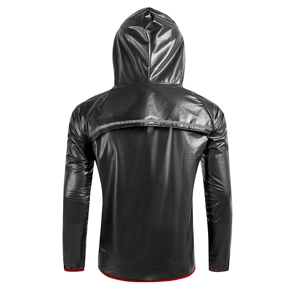 Quần áo mưa không thấm nước unisex phản chiếu có mũ trùm đầu để đi xe đạp đi cắm trại