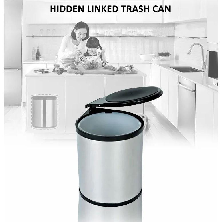 Thùng rác gắn cánh cho tủ bếp