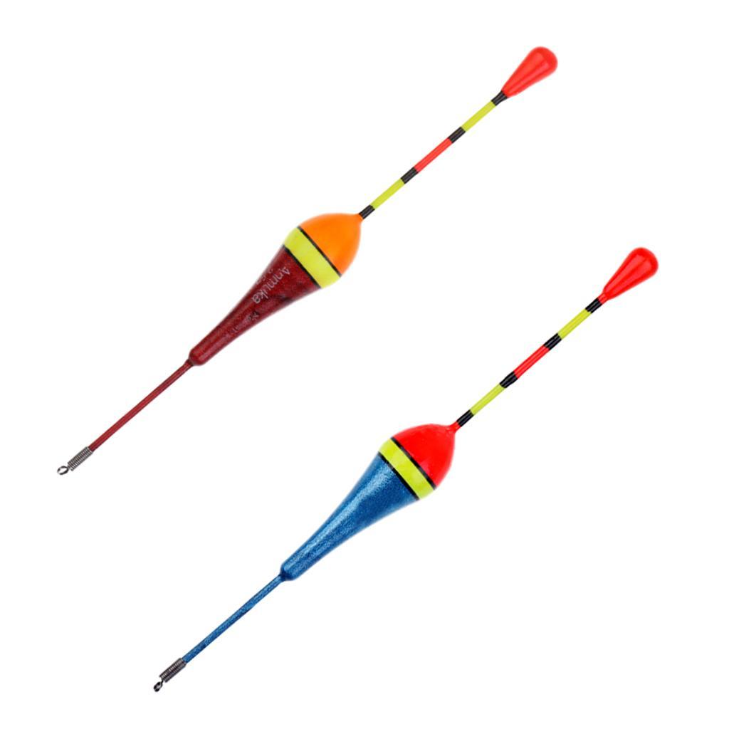 2Pcs 2.5g Fishing Paulownia Wood Floats Bobbers Fishing Bait Indicator Rock Fishing Carp Coarse Fishing Tackle Saltwater Freshwater