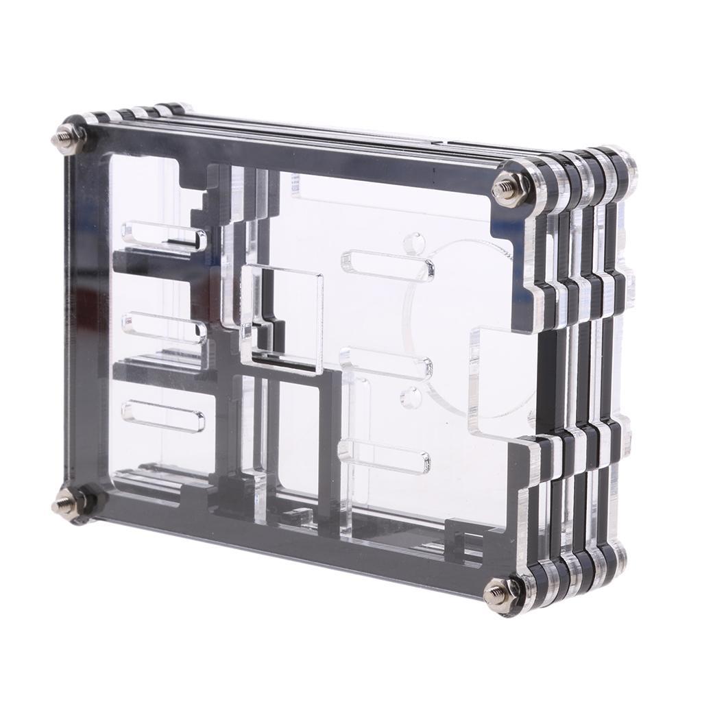 2x 9 Acrylic Panels PC Case Cover for Raspberry Pi 3,Pi 2 B & Pi Model B+