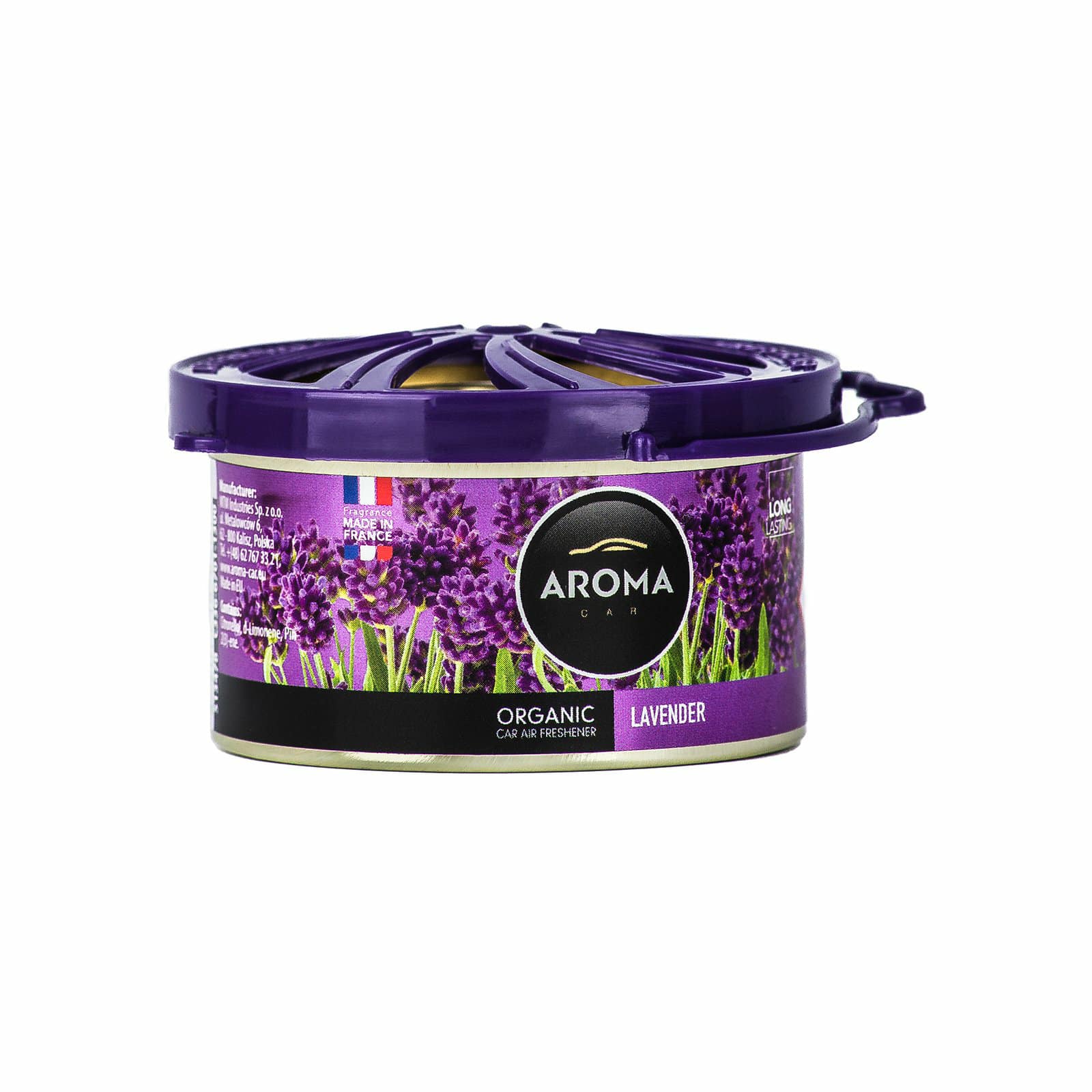 Sáp thơm nước hoa Aroma Car Organic 40g Lavender (Hoa oải hương)