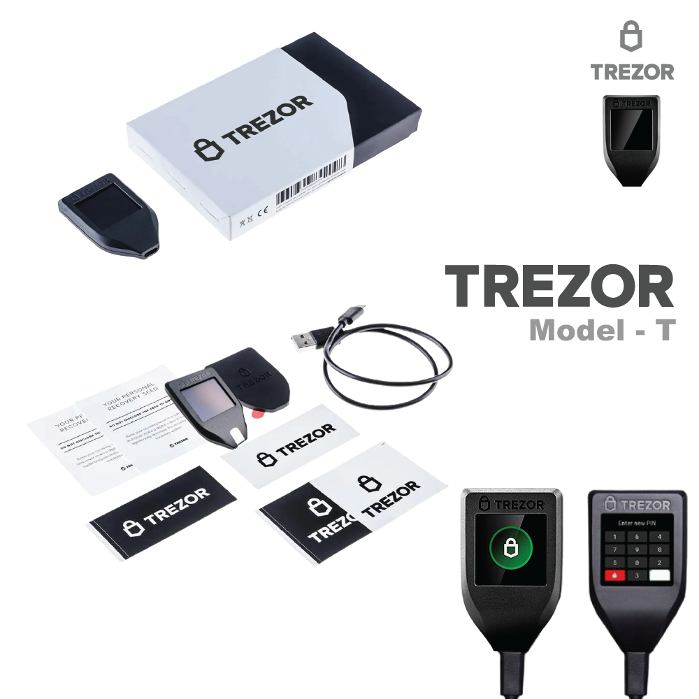 Ví lạnh TREZOR T - hàng nhập khẩu Cộng hòa Séc