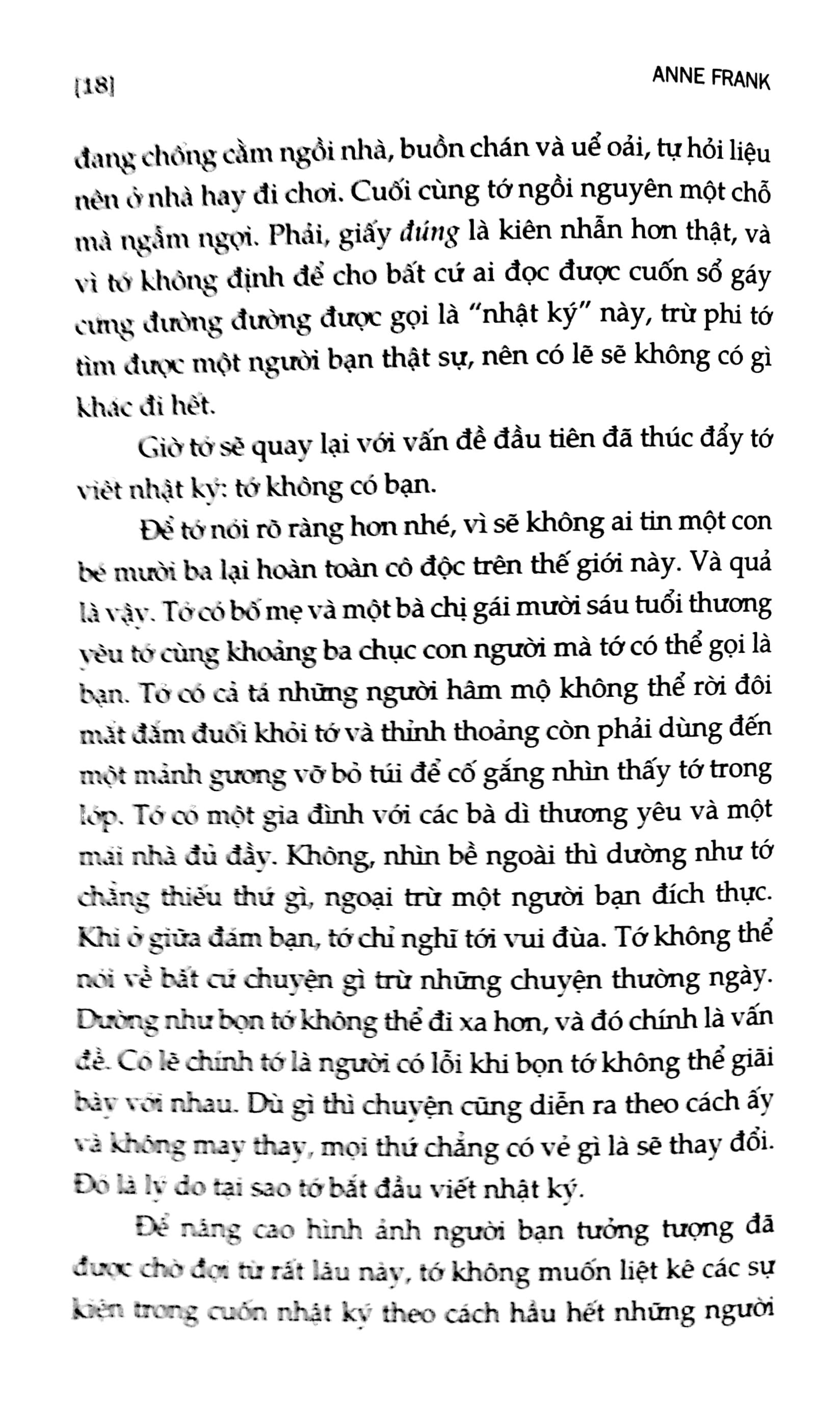 Nhật Ký Anne Frank (Tái Bản)