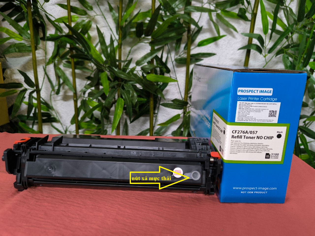 Hộp mực 76A PROSPECT CÓ CHIP Có lỗ đổ mực cho máy in HP M404N, M404dn, M404dw, MFP M428fdw, M428fd - Hàng chính hãng