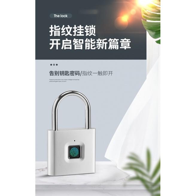 Ổ Khóa Vân Tay Xiaomi SY11 Cỡ Nhỏ Chống Trộm Chống Thấm Nước Kèm Sạc USB Tiện Dụng Cho Cửa Tủ Hàng nhập khẩu