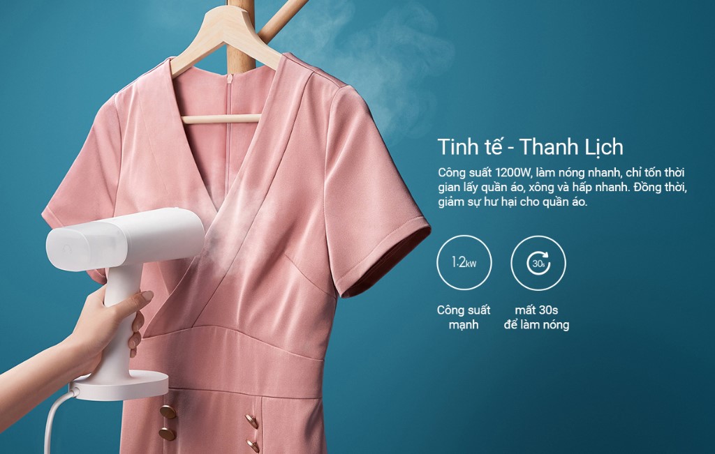 Bàn là bàn ủi hơi nước cầm tay Sothing Mijia MJGTJ01LF 1200w- Hàng chính hãng