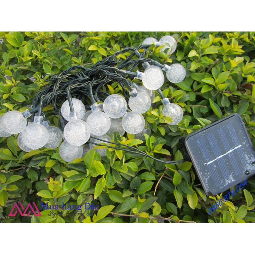 Đèn Trang Trí Ngoài Trời Dây Đèn Chống Nước Cherry Giọt Nước Năng Lượng Mặt Trời